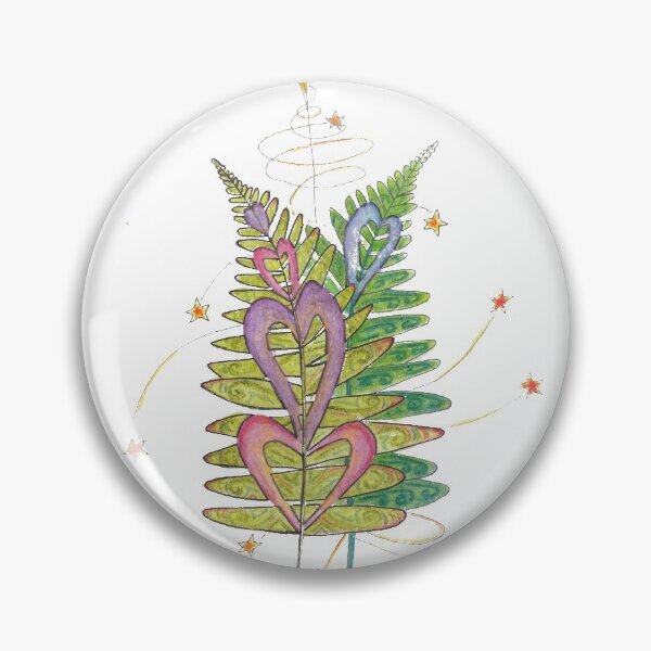 Item preview, Silver Fern Heart 2 designed and sold by Linda Bassett.