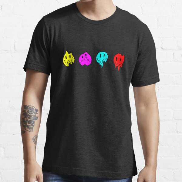 Melting Acid Smile Trippy Essential T-Shirt for Sale by dominikka0