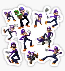 Waluigi Sticker