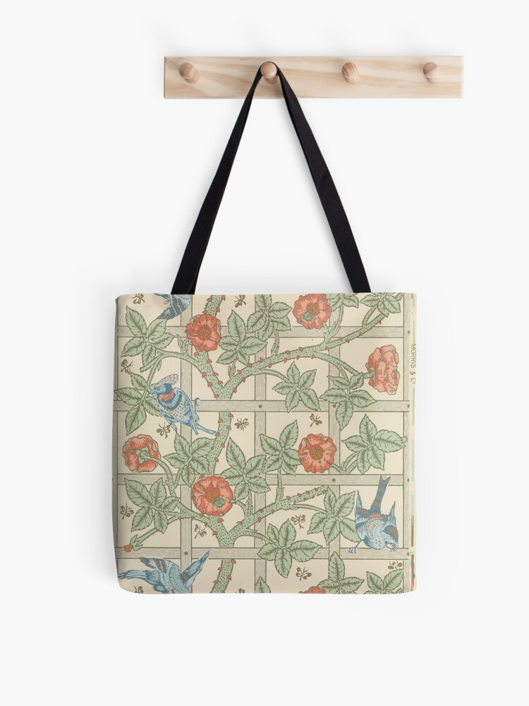 Flower Trellis Tote Bag