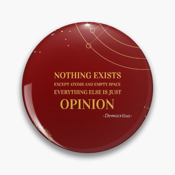 Item preview, Ancient Greek Philosopher Democritus and Space quote designed and sold by ClassicalGreece.