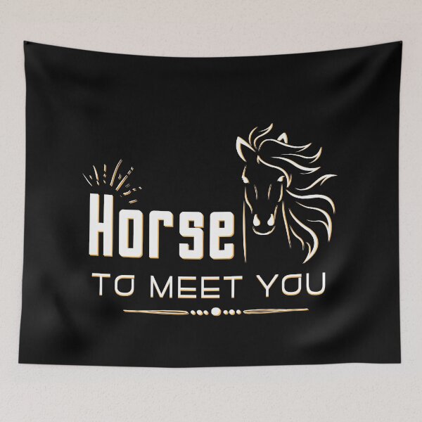 Item preview, HORSE TO MEET YOU designed and sold by artlaila.