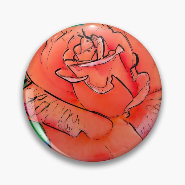 Item preview, Abstract Red Rose Bloom designed and sold by KirtTisdale.
