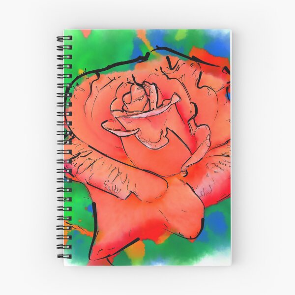 Item preview, Abstract Red Rose Bloom designed and sold by KirtTisdale.