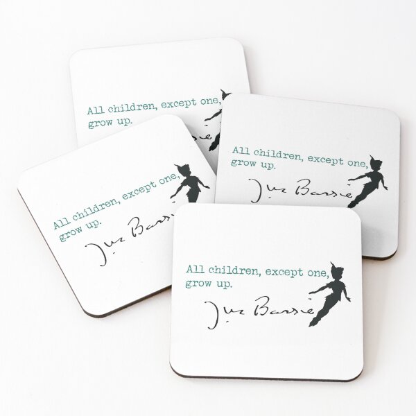Item preview, The first line of the book Peter Pan by JM Barrie designed and sold by PatyEmiko.