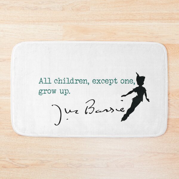 Item preview, The first line of the book Peter Pan by JM Barrie designed and sold by PatyEmiko.
