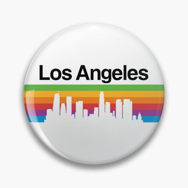 Item preview, Los Angeles Skyline, Color Gradient - White designed and sold by DionBlaster.
