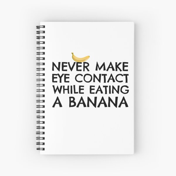 Funny Humour Dick Joke Banana Sex Spiral Notebook