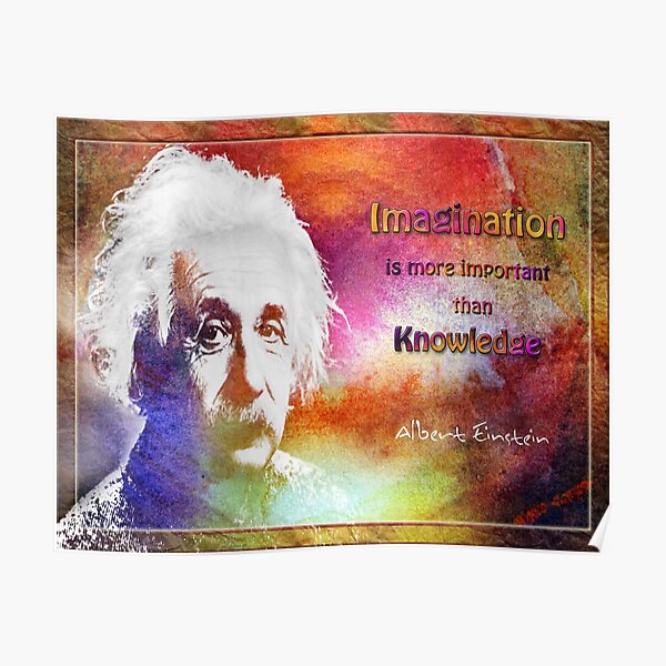 Einstein Quote Posters Redbubble
