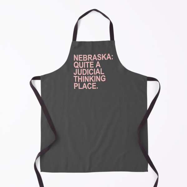 Item preview, Nebraska - Quite a Judicial Thinking Place (pink/gray) designed and sold by Thelittlelord.