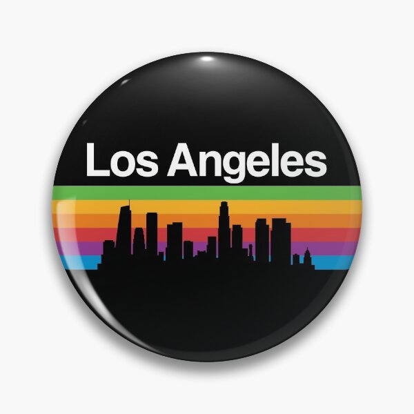 Item preview, Los Angeles Skyline, Color Gradient - Black designed and sold by DionBlaster.