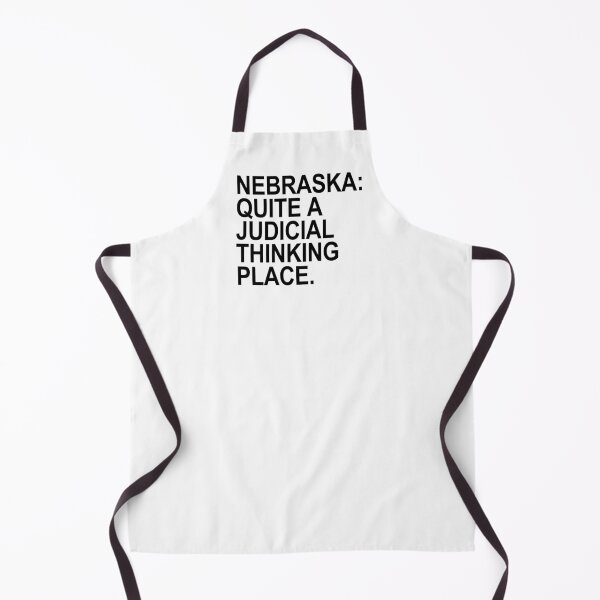 Item preview, Nebraska - Quite a Judicial Thinking Place (black) designed and sold by Thelittlelord.