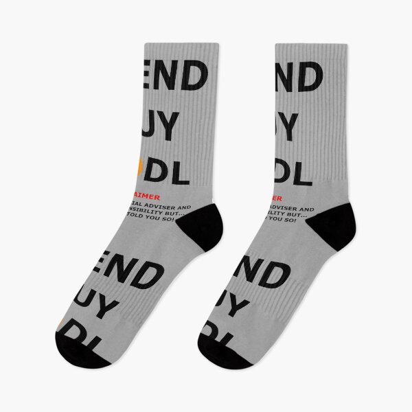 Item preview, SPEND DOLLARS BUY BITCOIN AND HODL WITH DISCLAIMER designed and sold by stretchtees.