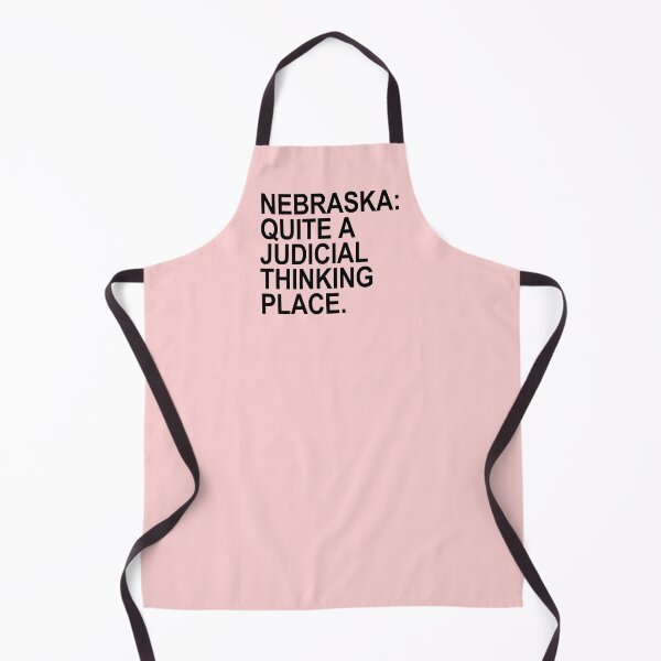 Item preview, Nebraska - Quite a Judicial Thinking Place (black/pink) designed and sold by Thelittlelord.