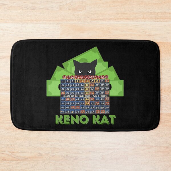 Item preview, Funny Keno Gambling Cat designed and sold by SloganExpress.