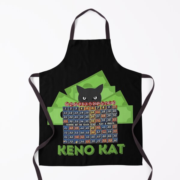 Item preview, Funny Keno Gambling Cat designed and sold by SloganExpress.