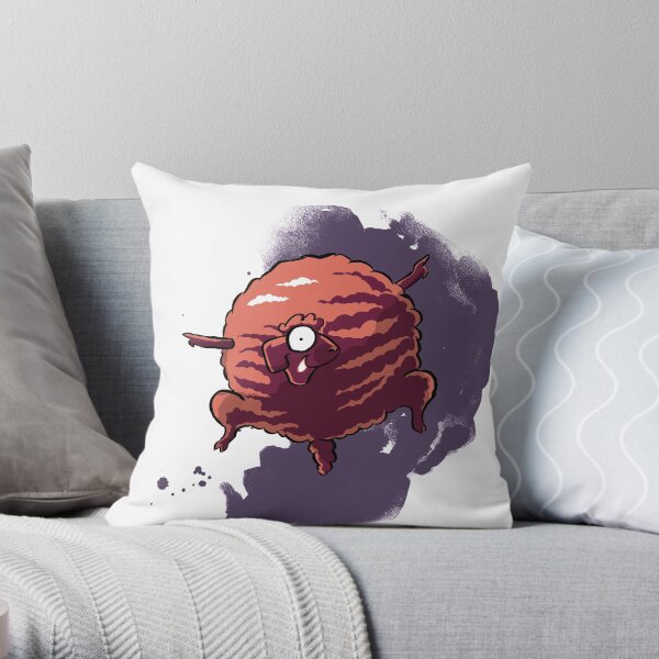 Leaping Sheep Throw Pillow
