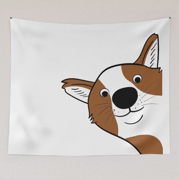 Item preview, Peeking Dog designed and sold by Craftyhooves.