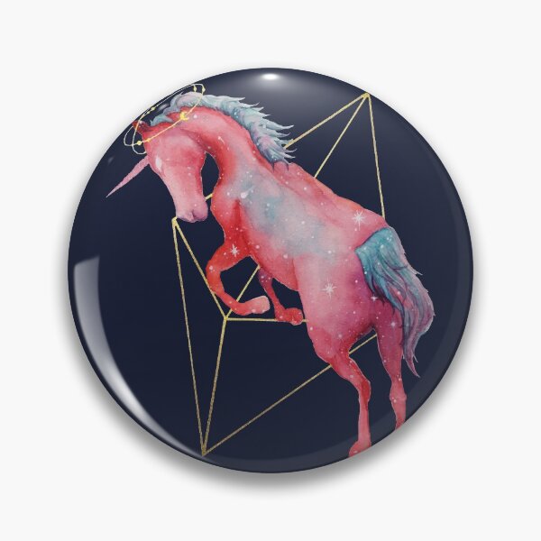 Item preview, Watercolor Celestial Galaxy Unicorn Octahedron designed and sold by Jessfm.