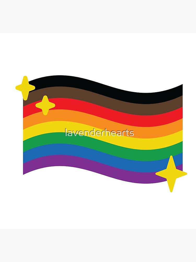 Gay Pride Flag Sparkle Emoji Photographic Print For Sale By Lavenderhearts Redbubble 7772