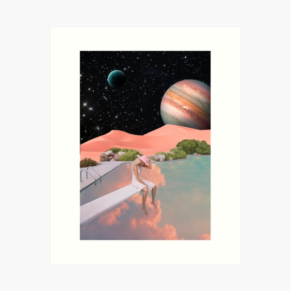 Sky pool Art Print
