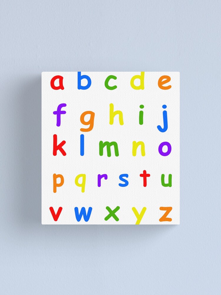 ABC Letters Lower Case Alphabets Funny Gift | Poster