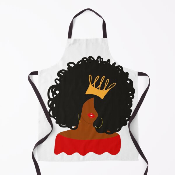 Item preview, Black Queen With Afro and Gold Crown designed and sold by blackartmatters.