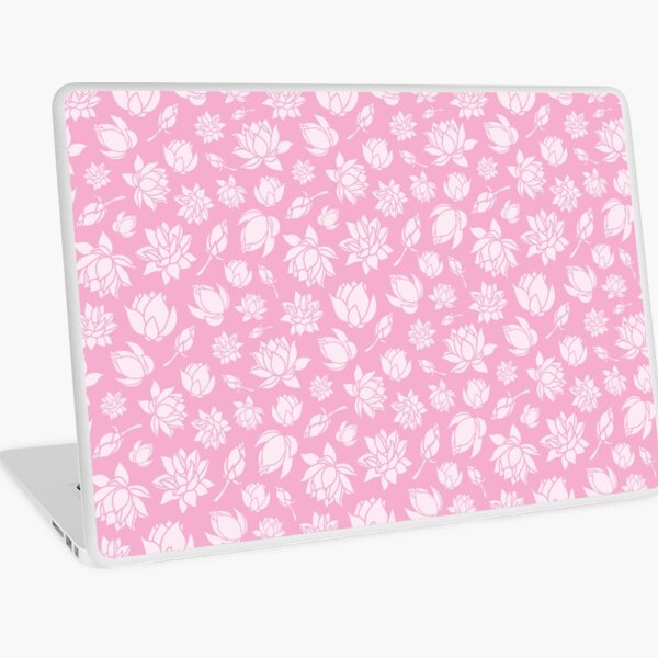 Lotus Flowers in Shades of Pink Laptop Skin
