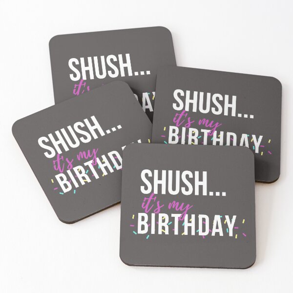 Artikelvorschau, Shush ... es ist mein Geburtstag entworfen und verkauft von LilyTreeArt.