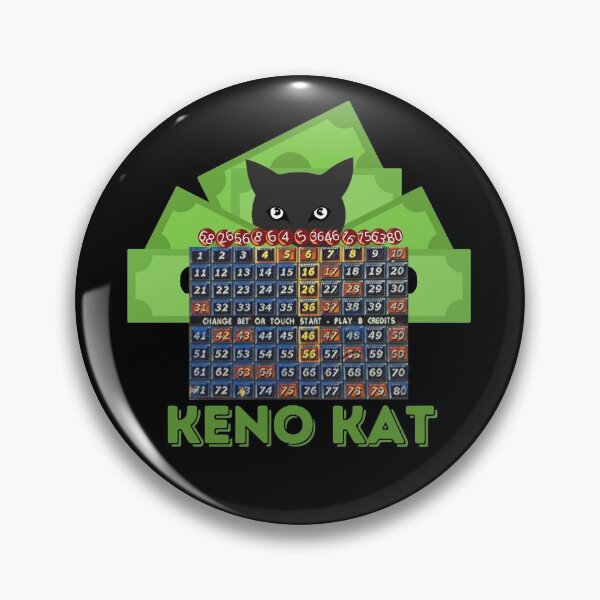 Item preview, Funny Keno Gambling Cat designed and sold by SloganExpress.