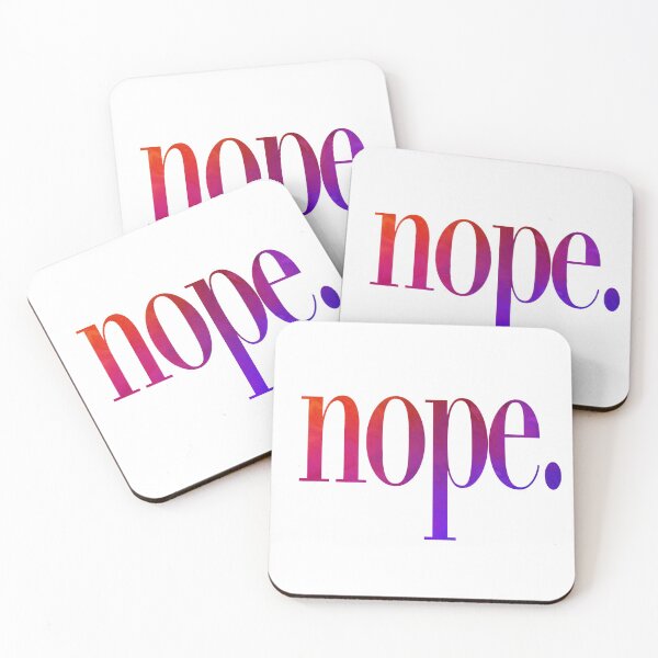 Item preview, nope. designed and sold by J. Vega.
