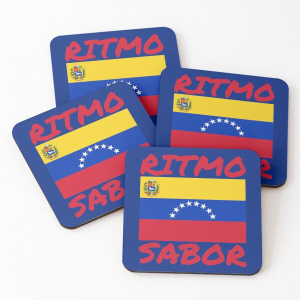 Item preview, Venezuelan Souvenir Stuff Ritmo Sabor Venezuelan Flag T Shirt Merch  designed and sold by PRINTS2HOT.