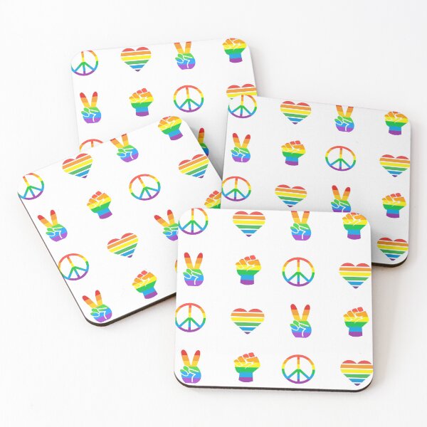Item preview, Lgbtq Pack Stickers Queer Stickerpack Pride Love Rainbow Pride Set Colorful Pattern Stickerspack designed and sold by KLINESTORE.