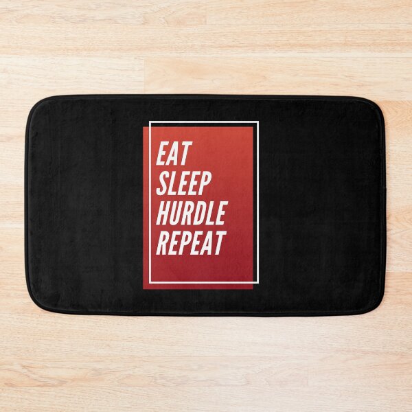 Item preview, Eat Sleep Hurdles Repeat designed and sold by PetitePeche.