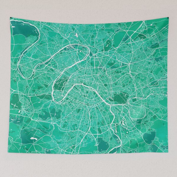 Item preview, Paris City Map of France - Watercolor designed and sold by deMAP.