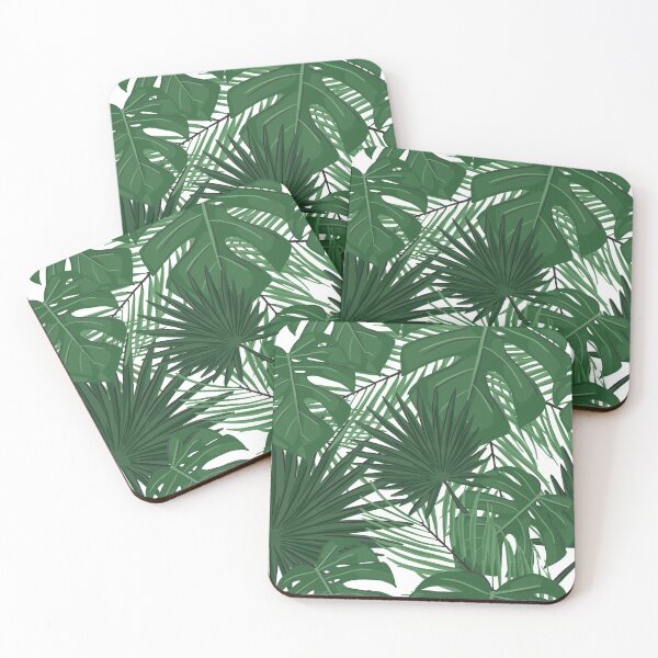 Aperçu de l'œuvre Style Hampton, conception de feuilles de palmier tropical. créée et vendue par LaBellCreative.