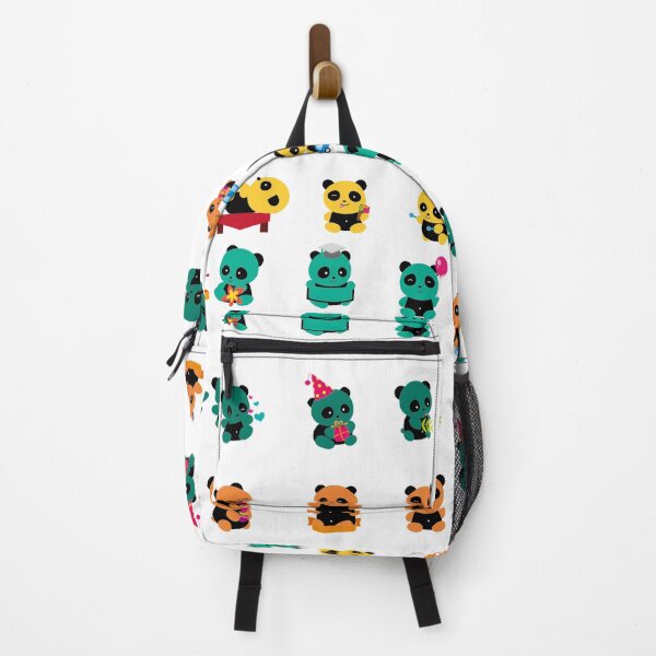 Item preview, colored cute pandas pack funny gift designed and sold by yakibo.