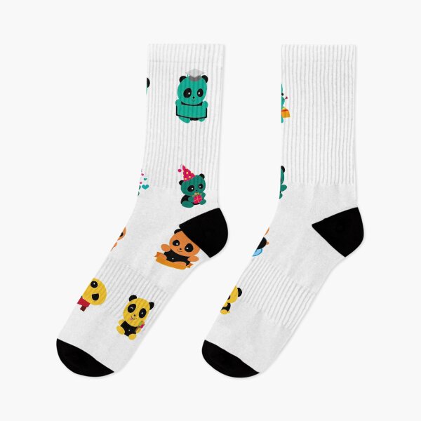 Item preview, colored cute pandas pack funny gift designed and sold by yakibo.