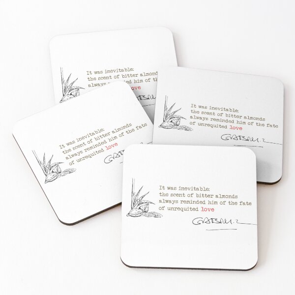 Item preview, The first line of the book Love in the Time of Cholera by Gabriel García Márquez  designed and sold by PatyEmiko.