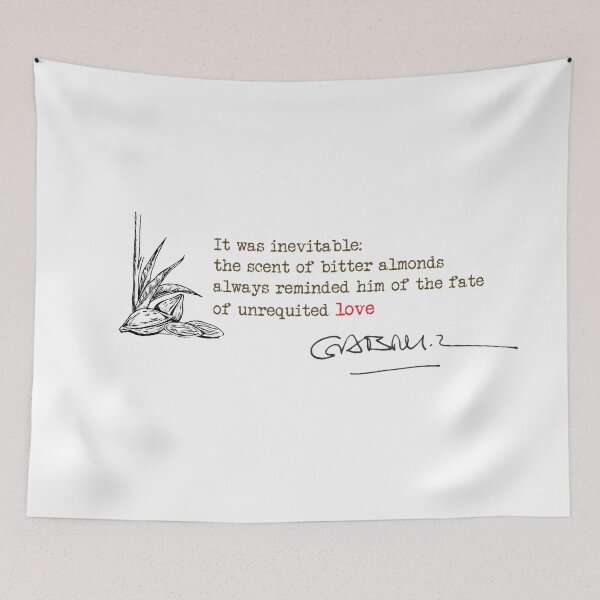 Item preview, The first line of the book Love in the Time of Cholera by Gabriel García Márquez  designed and sold by PatyEmiko.