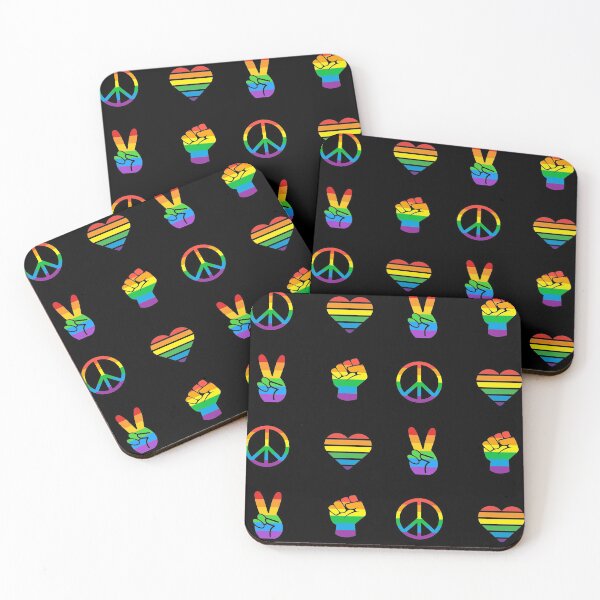 Item preview, Lgbtq Pack Stickers Queer Stickerpack Pride Love Rainbow Pride Set Colorful Pattern Stickerspack designed and sold by KLINESTORE.