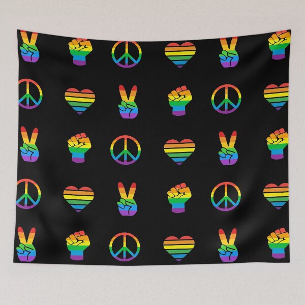 Item preview, Lgbtq Pack Stickers Queer Stickerpack Pride Love Rainbow Pride Set Colorful Pattern Stickerspack designed and sold by KLINESTORE.