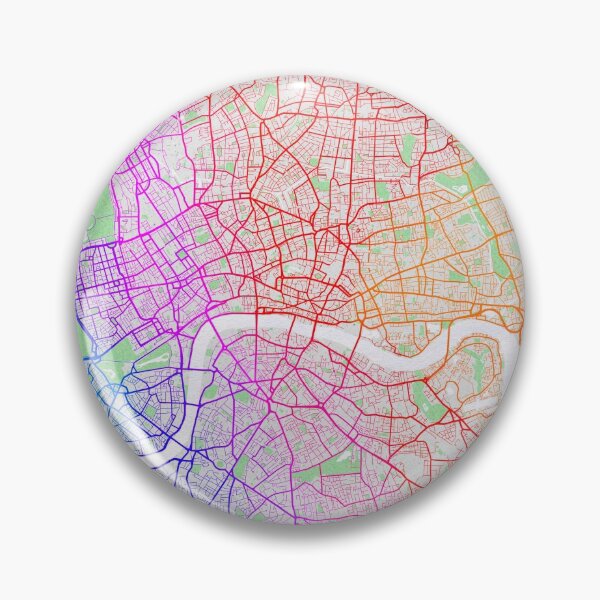 Item preview, London City Map of England - Colorful designed and sold by deMAP.