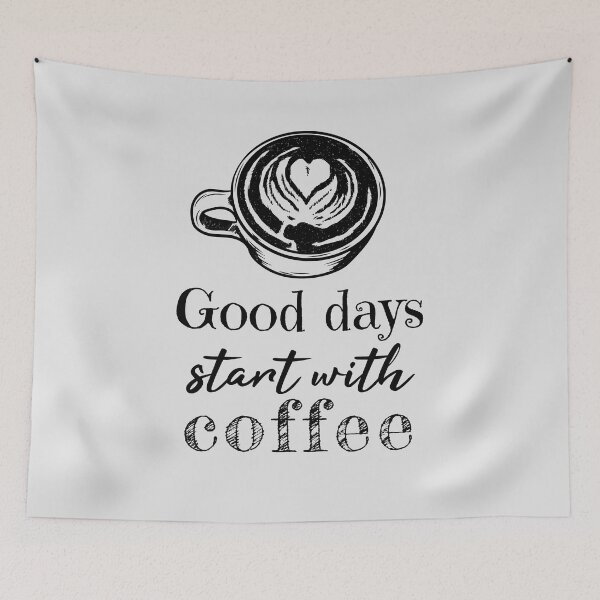 Item preview, Good Days Start With Coffee designed and sold by ilustraliza.
