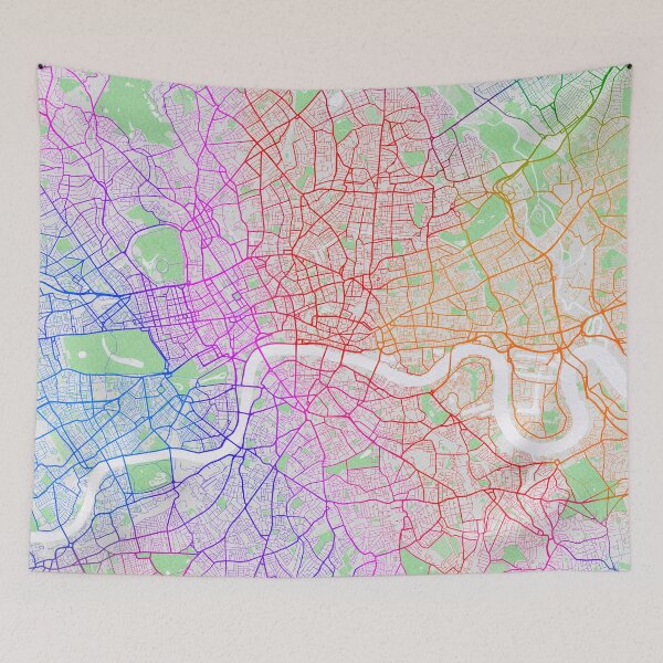 Item preview, London City Map of England - Colorful designed and sold by deMAP.