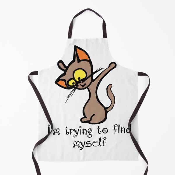 Item preview, cartoon-cat-trying-to-find-himself designed and sold by manuelunsui.