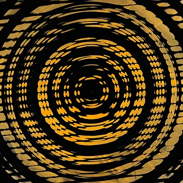 Artwork thumbnail, Abstract Yellow Ropes pattern by StrbArtDigitals