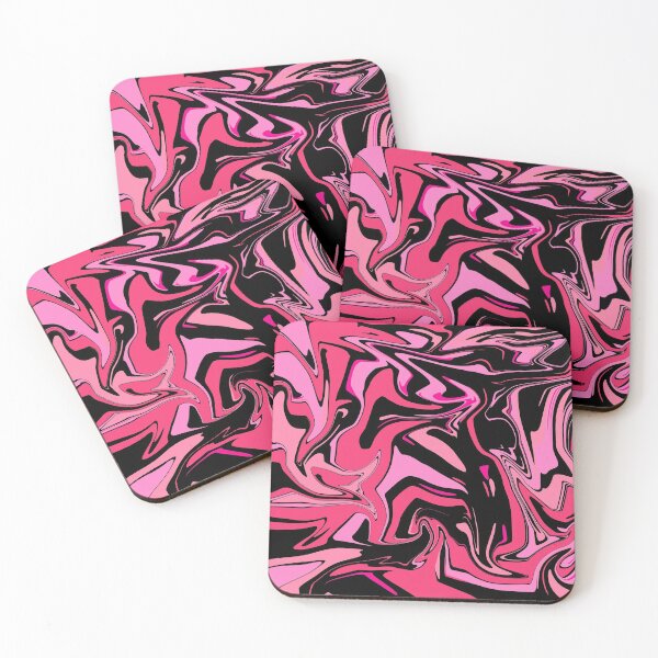 Item preview, Pink & Black Pour Paint designed and sold by Jagged3068.