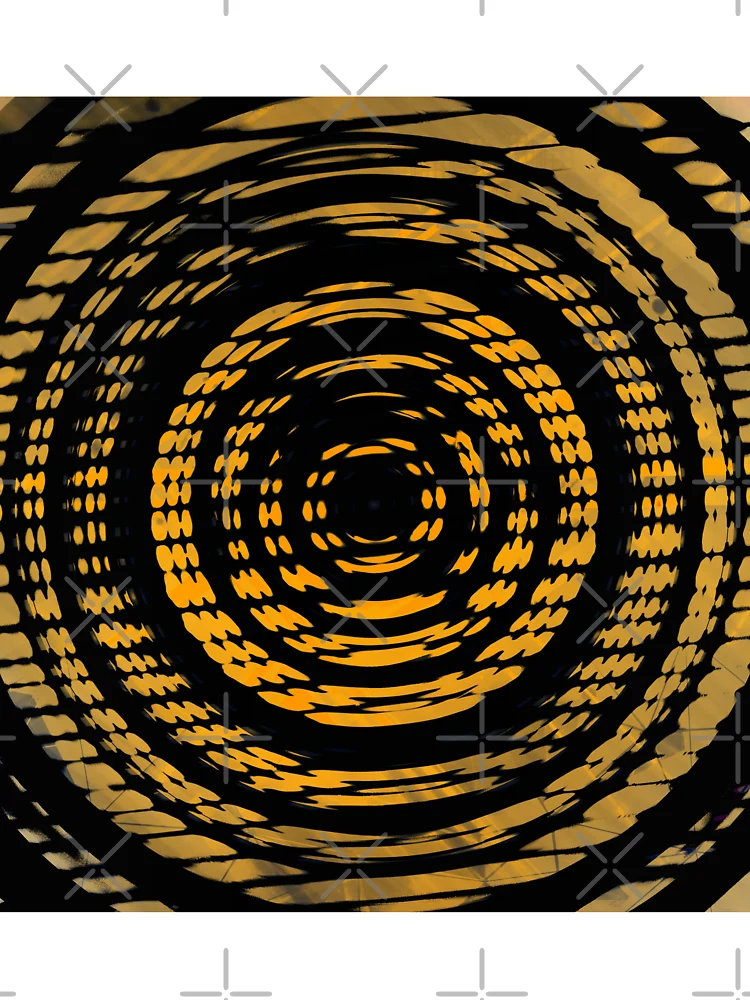 Thumbnail 4 of 4, Boxy T-Shirt, Abstract Yellow Ropes pattern designed and sold by StrbArtDigitals.