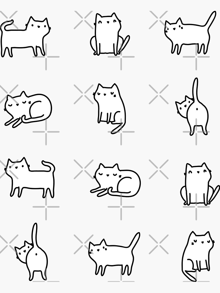 Funny white cats. by kostolom3000